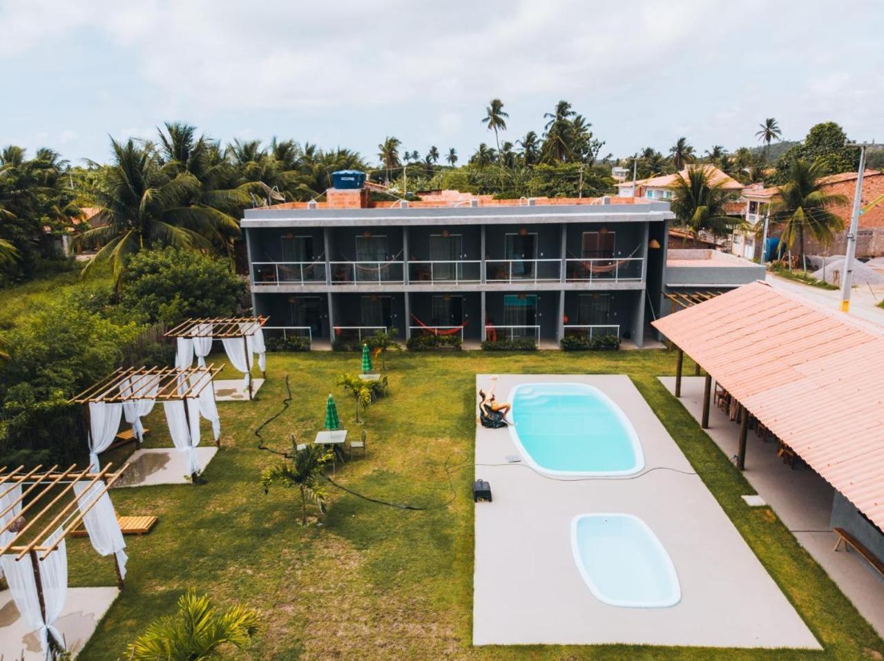Pousada Pe Na Areia São Miguel dos Milagres Exterior foto