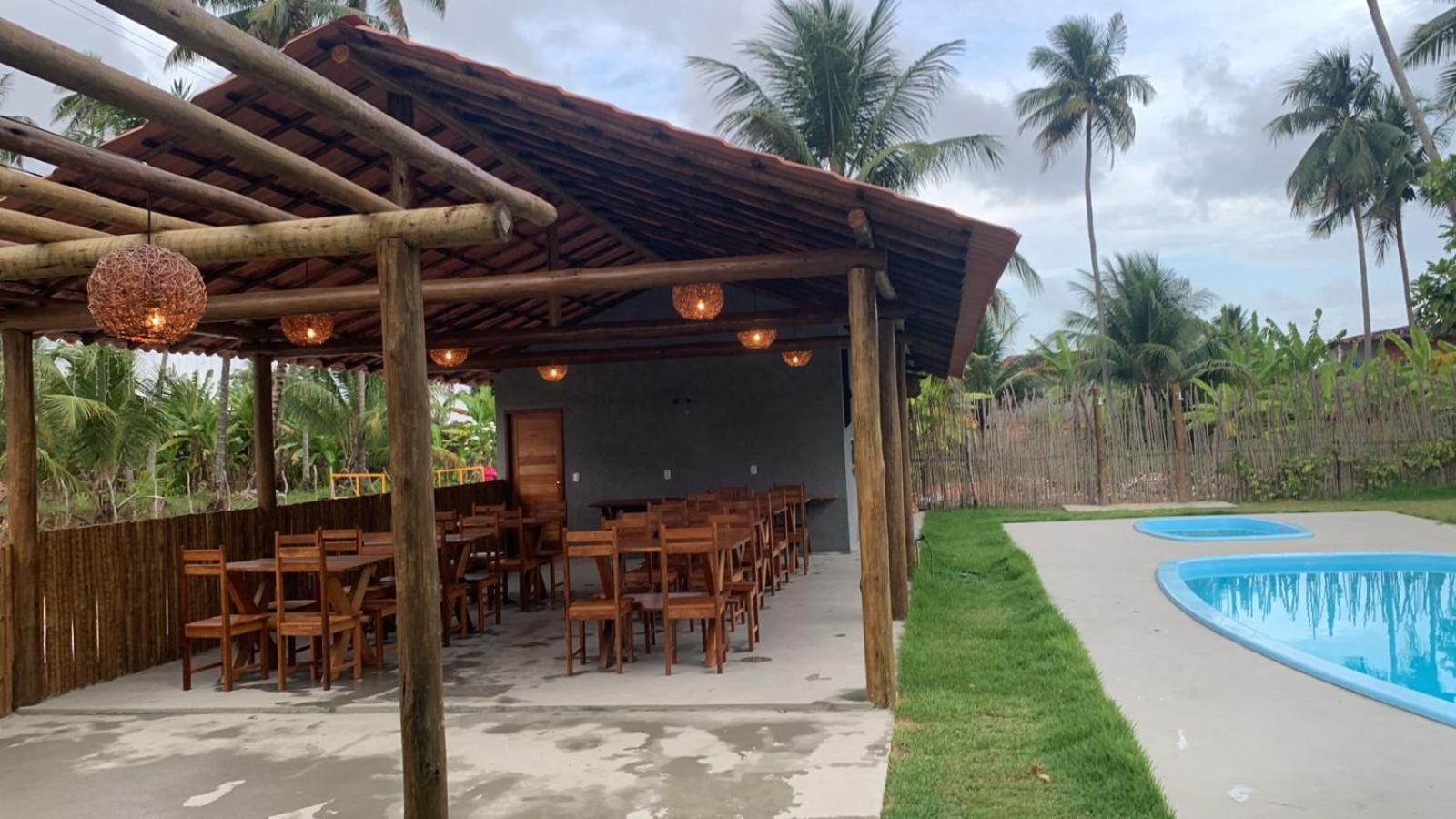 Pousada Pe Na Areia São Miguel dos Milagres Exterior foto
